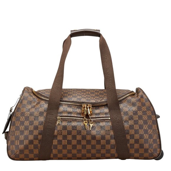 Louis Vuitton Handbags - Louis Vuitton Damier Neo Eole Carry On Boston Bag Brown Leather